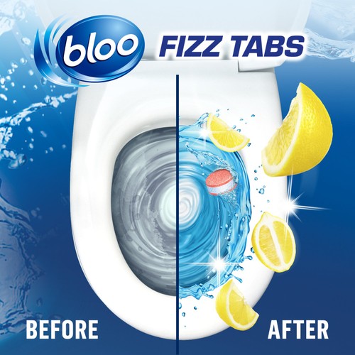 thumbnail image 2 of Air Baby Automatic Toilet Bowl Cleaner Tabs – Bleach & Blue – 18 Tabs (9 Packs) – 50g Each 2 of 4