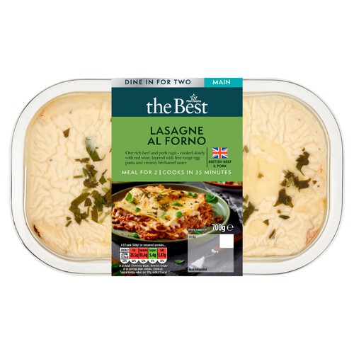 Morrisons The Best Meal Deal Lasagne 