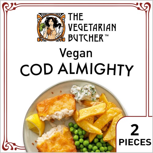 The Vegetarian Butcher Cod Almighty Battered Fish Alternative 