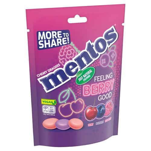 Mentos Feeling Berry Good Bag 160g