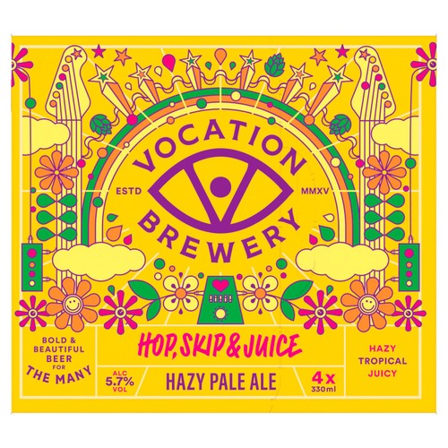 Vocation Hop  Skip & Juice Hazy Pale Ale 4x330ml