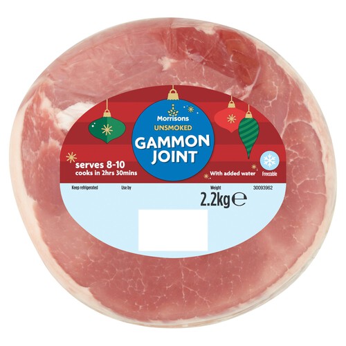 Morrisons Unsmoked Gammon Joint 