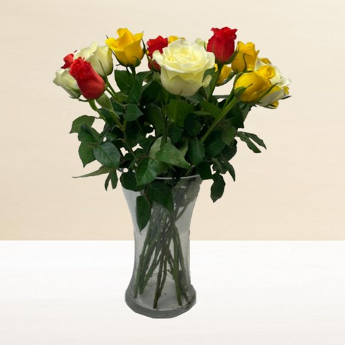 Morrisons Bright Roses Flower Bouquet