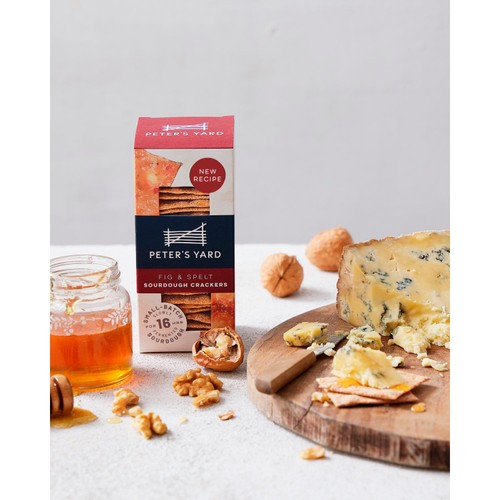 Peter's Yard Fig & Spelt Sourdough Crackers 100g