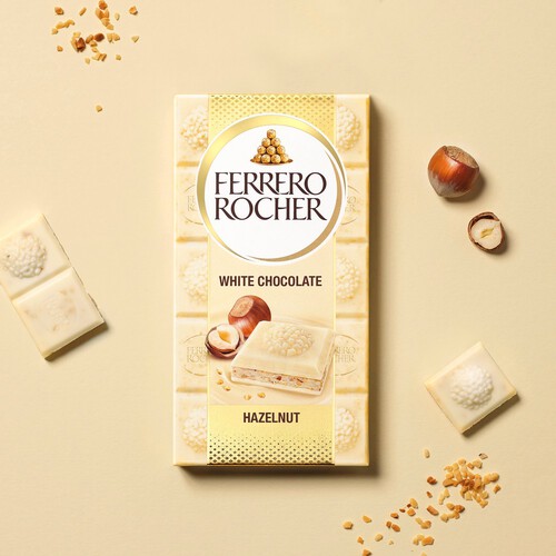 Ferrero Rocher White Chocolate & Hazelnut Bar