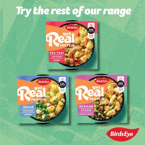 Birds Eye Get Real Protein Moroccan Style Chicken Rice Bowl 