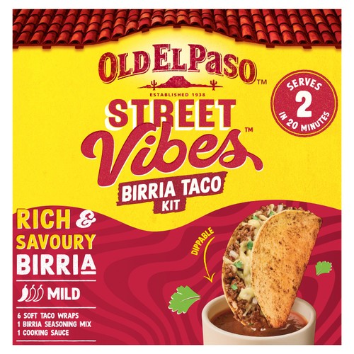 Old El Paso Street Vibes Birria Soft Taco Kit 257g