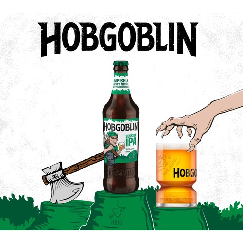 Hobgoblin Session IPA Ale Beer Bottle