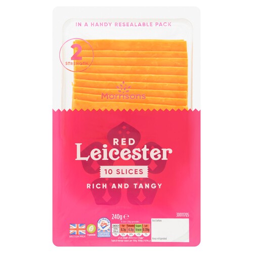 Morrisons Red Leicester Slices