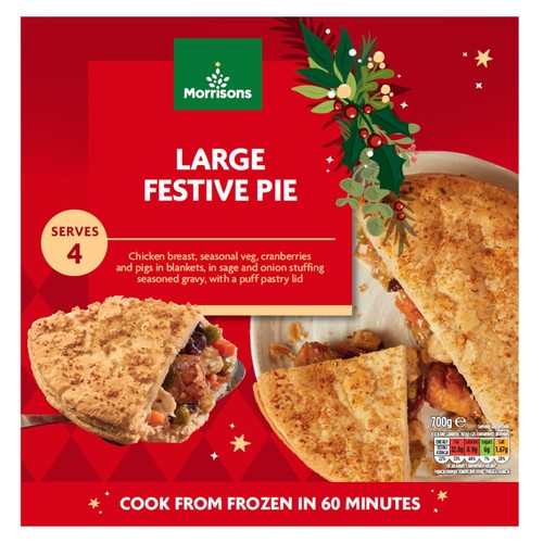 Morrisons Family Festive Pie 700g