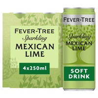 Fever-Tree Mexican Lime Soda 4x250ml