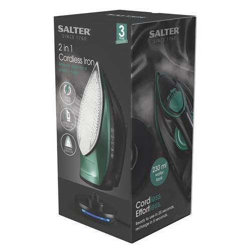 Salter 2 In 1 Cordless 2600w Steam Iron