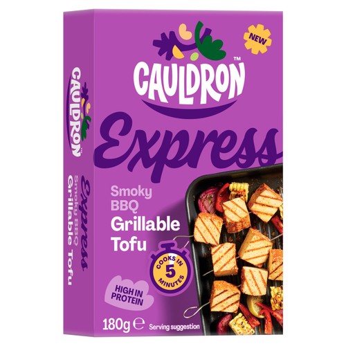 Cauldron Express Tofu Smoky BBQ Grillable 180G