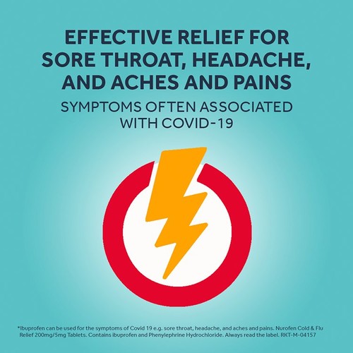Nurofen Cold & Flu Ibuprofen Tablets