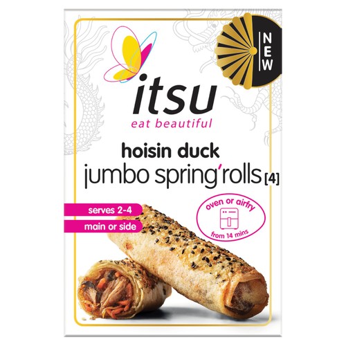 Itsu Hoisin Duck Jumbo Spring Rolls 4Pk 300G