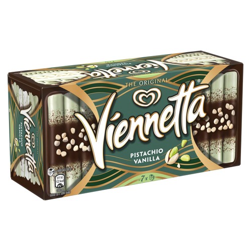 Viennetta Pistachio Vanilla Ice Cream Frozen Dessert 650ml
