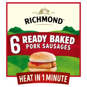 Richmond Ready Baked Pork Sausages 264g