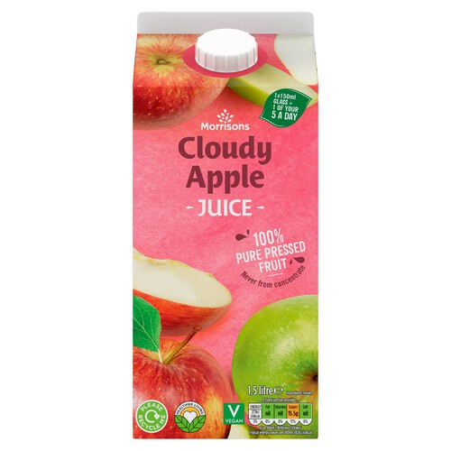 Morrisons Cloudy Apple 100% Fruit Juice