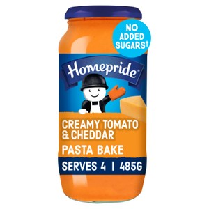 Homepride No Added Sugar Pasta Bake Sauce Tomato & Cheddar Cheese