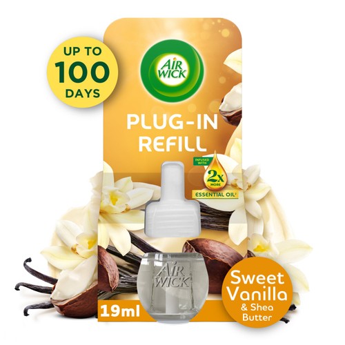 Air Wick Airwick Air Freshener Plug In Refill Vanilla 19ml