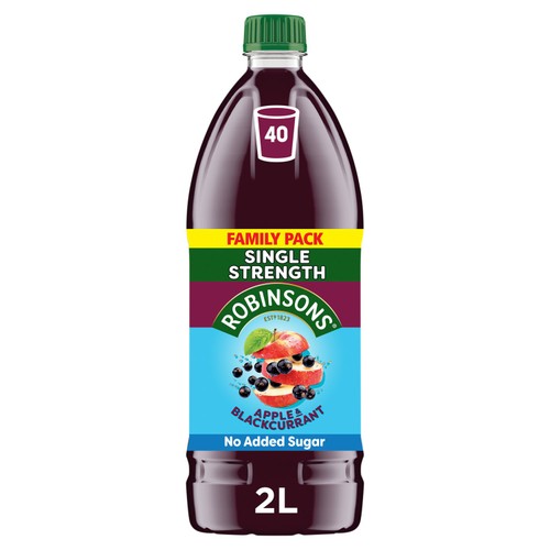Robinsons No Added Sugar Apple & Blackcurrant Squash