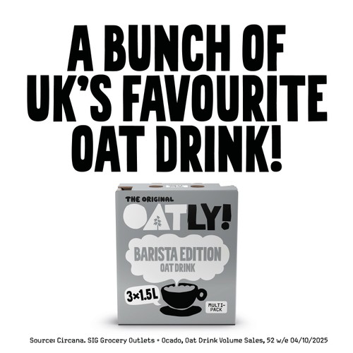 Oatly Oat Drink Barista Edition Multi Pack 3x1.5L