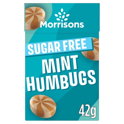 Morrisons sugar free mint humbugs