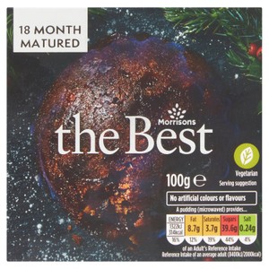 Morrisons The Best 18 Month Matured Christmas Pudding  100g
