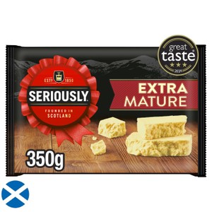 Seriously Creamy Scottish Mature Cheddar 350g