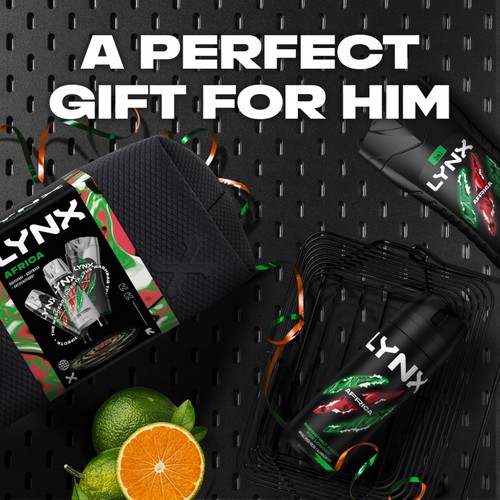 Lynx Washbag Africa Gift Set
