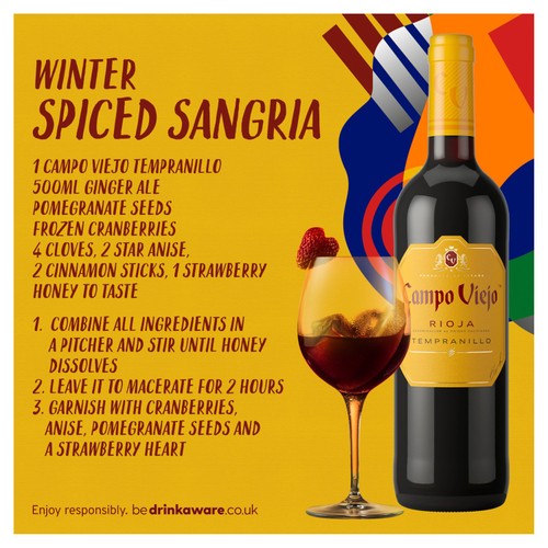 Campo Viejo Rioja Tempranillo Red Wine 75cl