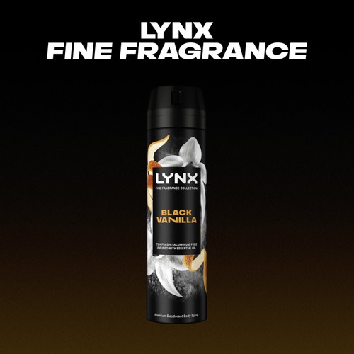 Lynx Body Spray Black Vanilla 