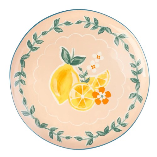 Nutmeg Home Pad Print Medina Dinner Plate