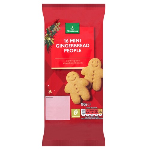 Morrisons Mini Gingerbread People 100g