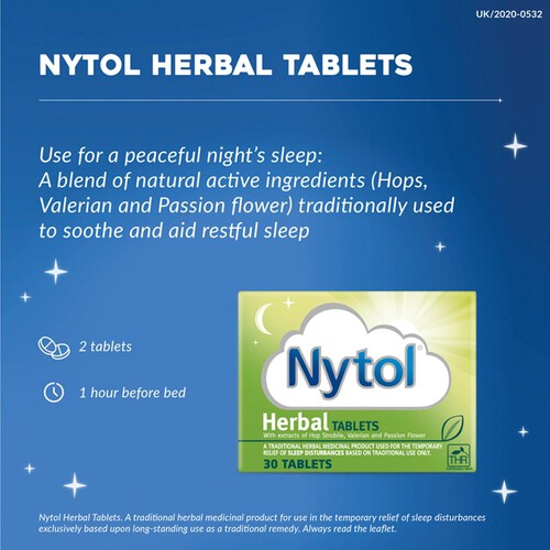 Nytol Herbal - Traditional Herbal Remedy Used for Sleeplessness Relief 