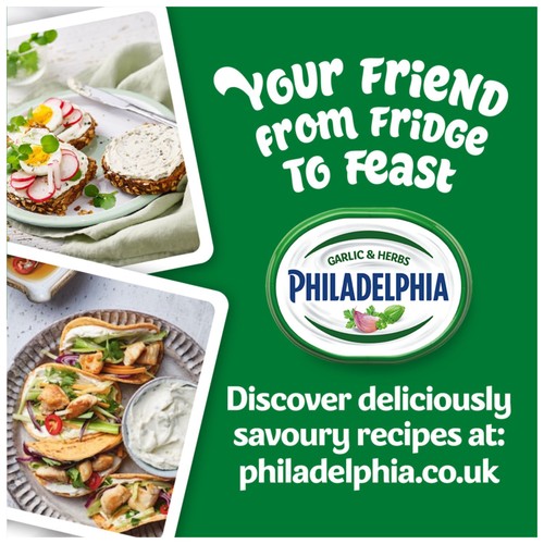 Philadelphia Garlic & Herbs Soft Cream Cheese 165g