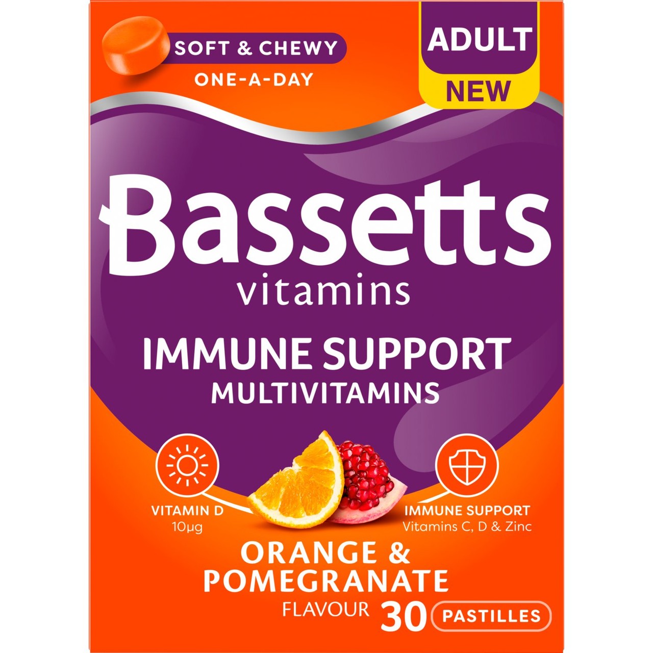 Bassetts Vitamins Adult Immune Multivits 30's