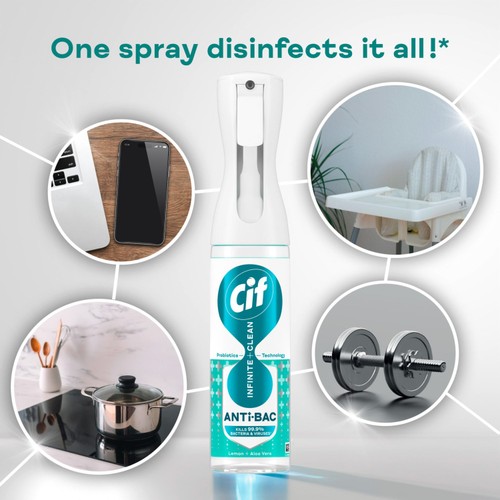 Cif Infinite Anti-Bac All In One Cleaner Reload Lemon & Aloe 280ml