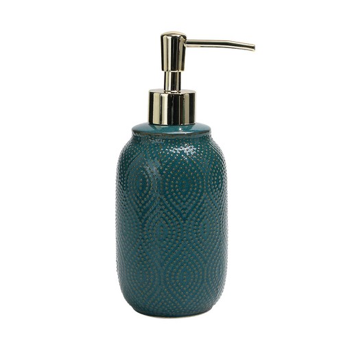 Nutmeg Home Green Soap Dispenser