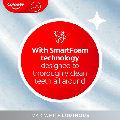 Colgate Max White Luminous Sparkling Mint Whitening Toothpaste