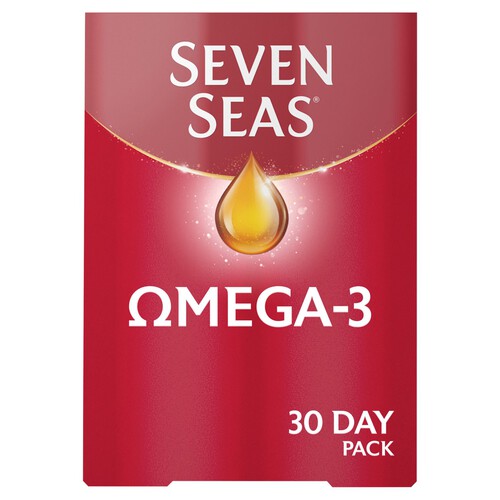 Seven Seas Omega-3 Fish Oil with Vitamin D Capsules