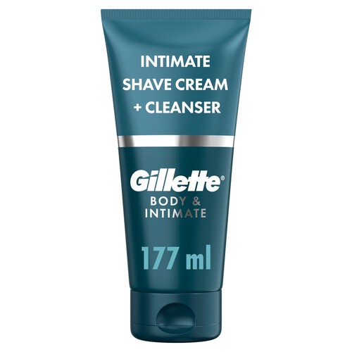 Gillette Male Intimate Shaving Cream + Cleanser 