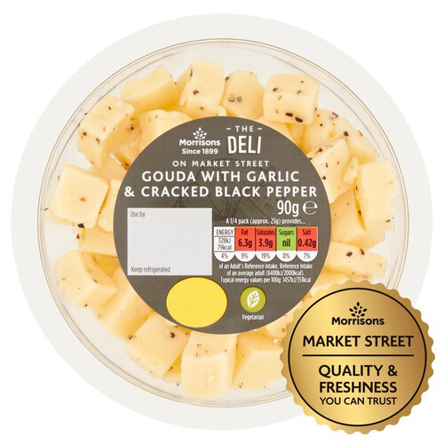 Market Street Deli Gouda with Garlic & Cracked Black Pepper