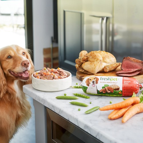 Freshpet Beef Recipe With Peas & Carrots Fresh Dog Food Roll 700g