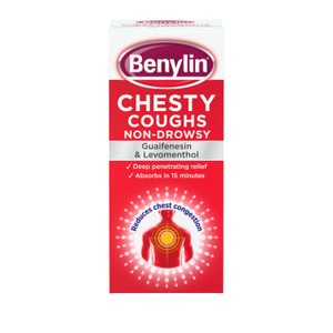 Benylin Chesty Coughs Oral Solution - Guaifenesin & Levomenthol 300ml