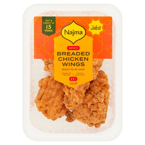 Najma Spicy Breaded Chicken Wings 