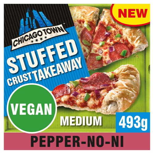 Chicago Town Stuffed Crust Vegan Pepperoni Pizza