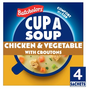 Batchelors Cup a Soup Cream of Vegetable with Croutons 4 Sachets