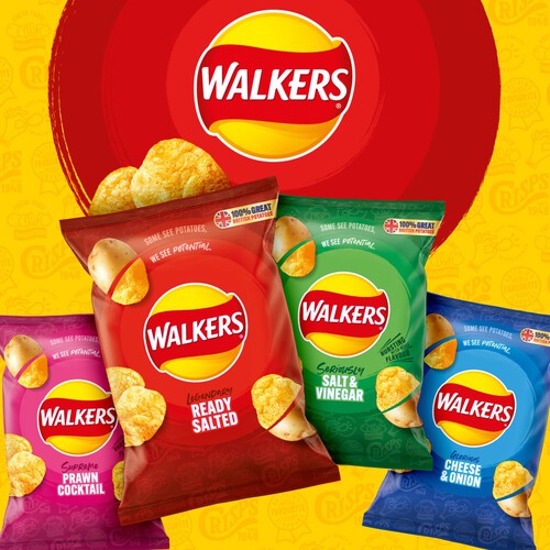 Walkers Cheese & Onion Sharing Crisps