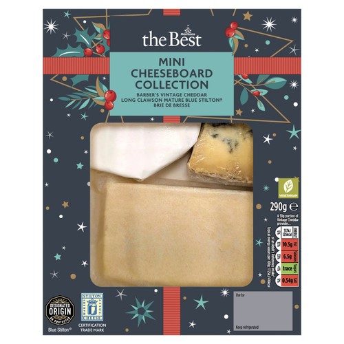 Morrisons The Best 3 Cheese Selection Pack 290g